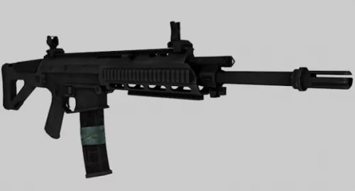 Acwr Gun Weapon 3d model Acwr Gun Weapon 3d model