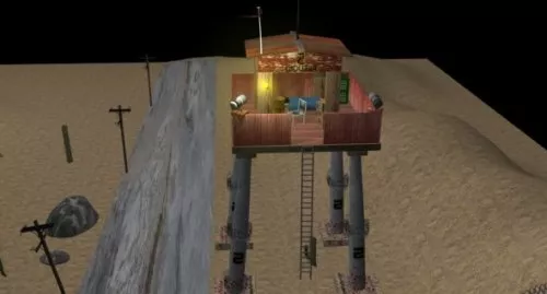 Old Watch Tower Building 3d model Old Watch Tower Building 3d model