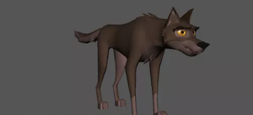 Lowpoly Cardigan Welsh Corgi 3d model