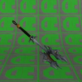 Hawkgirl Mace Weapon 3d model