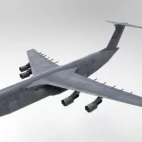 C5 Galaxy Airplane 3d model