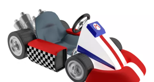 Mario’s Kart 3d model Mario’s Kart 3d model
