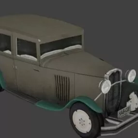 Old Car  Free 3d model