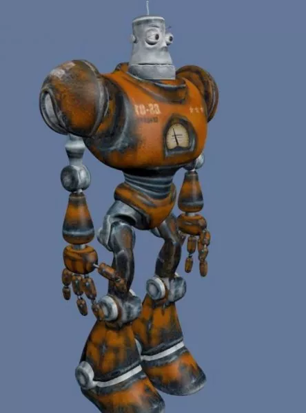 Comic Robot 3d model Comic Robot 3d model