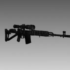 Svds Dragunov 3d model