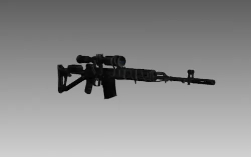 Svds Dragunov 3d model Svds Dragunov 3d model