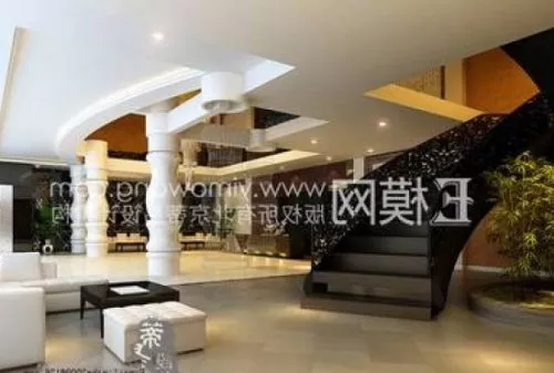 Hotel Lobby Interior Scene 3d model Hotel Lobby Interior Scene 3d model