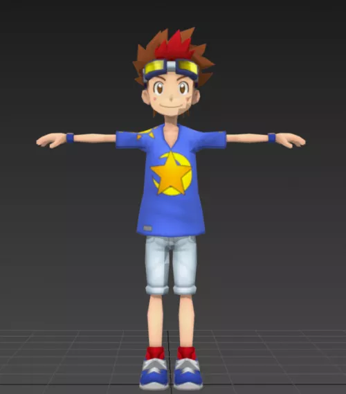 Leopard Man 3d model