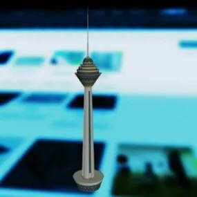 Milad Tower Building 3d model
