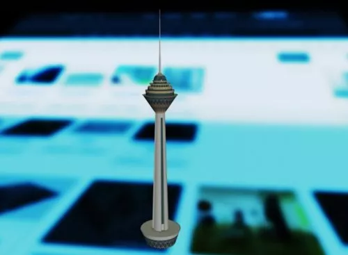 Milad Tower Building 3d model Milad Tower Building 3d model