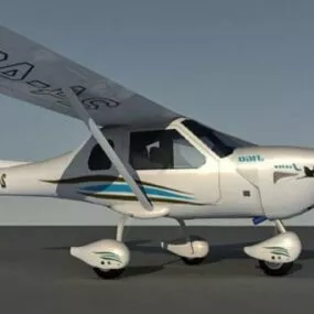 Jabiru 160c Helicopter 3d model
