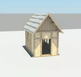 Medieval Building House 3d model