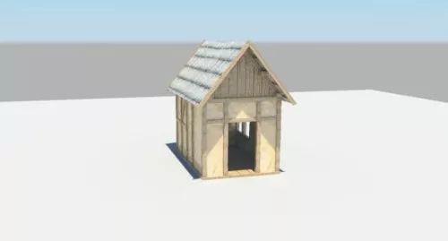 Medieval Building House 3d model Medieval Building House 3d model