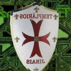 Classic Templar Shield 3d model