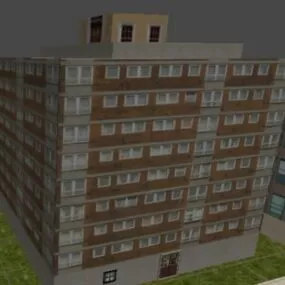 Apartment Building 3d model