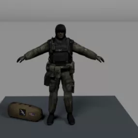 Bf 2 Seal 3d model