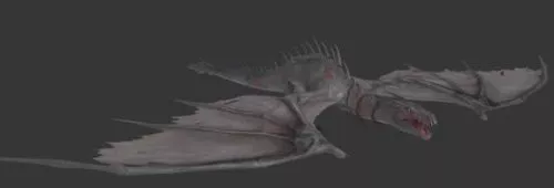 Cartoon Wing Dragon 3d model