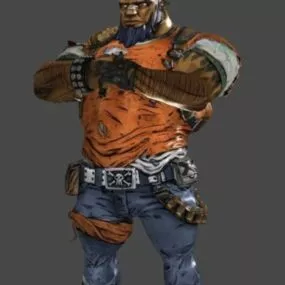 Borderlands 2 – Salvador 3d model