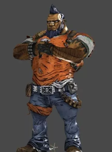Borderlands 2 – Salvador 3d model Borderlands 2 – Salvador 3d model