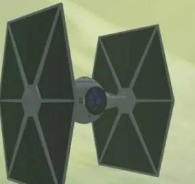 StarWars Satellite 3d model
