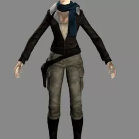 Skylar Saint Claire Character 3d model