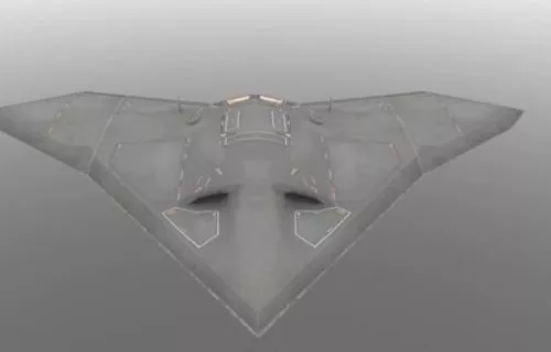 Black Ops 2 X-47 3d model Black Ops 2 X-47 3d model