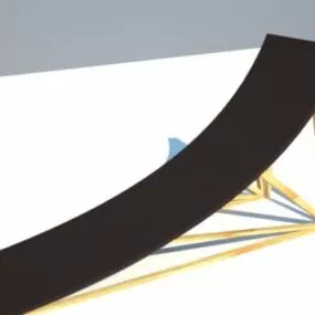 Motorbike Jump Construction 3d model