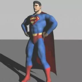 Superman 3d model