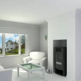 Living Room Interior Scene 3d model