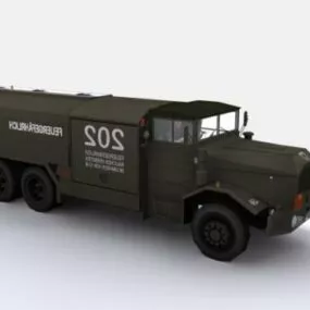 Ww2 German Army Truck 3d model