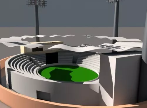 Sport Stadium Architecture Building 3d model