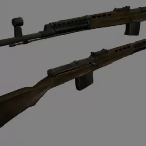 Svt40 Gun  Free 3d model