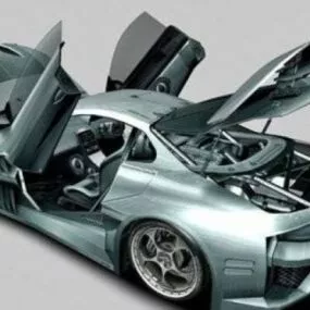 Cyborx Car 3d model