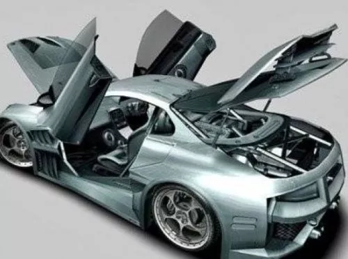 Cyborx Car 3d model Cyborx Car 3d model