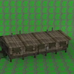 Barrack Old House 3d model