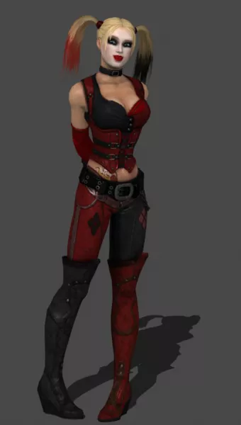 Harley Quinn Joker Character 3d model Harley Quinn Joker Character 3d model