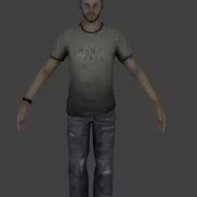 Generic Male 02 3d model