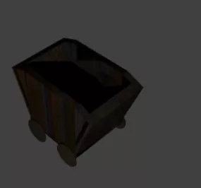 Minecart 3d model