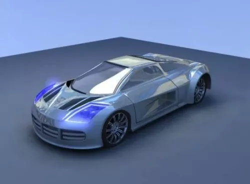 Concept Car Panthius 3d model Concept Car Panthius 3d model