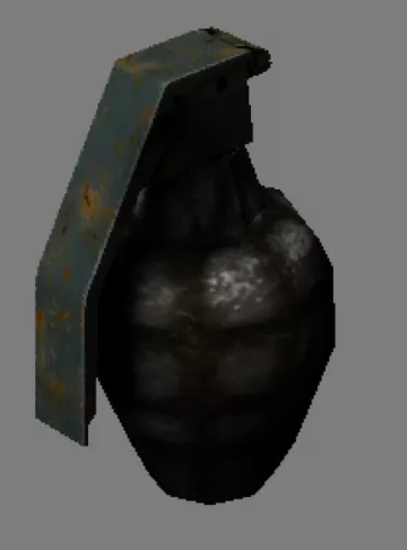 Biohazard Grenade 3d model