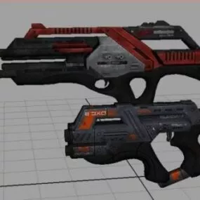 Guns Weapon 3d model