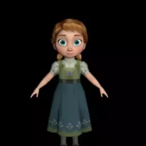Anna Young Rig 3d model
