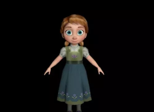 Anna Young Rig 3d model Anna Young Rig 3d model