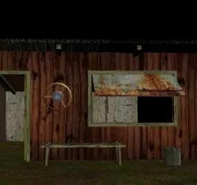 Shack House 3d model