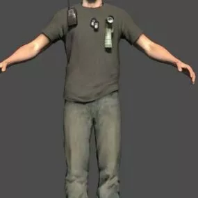 Alex Young 3d model