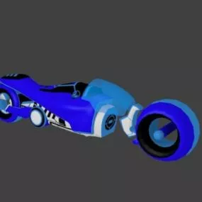 Super Light Tron Cycle 3d model