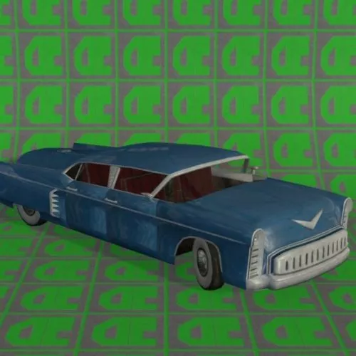 Chryslus Corvega Sedan 3d model Chryslus Corvega Sedan 3d model