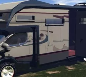 Contemporary Rv Truck 3d model