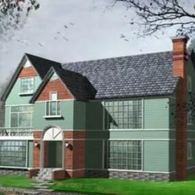 Classic Villa 3d model
