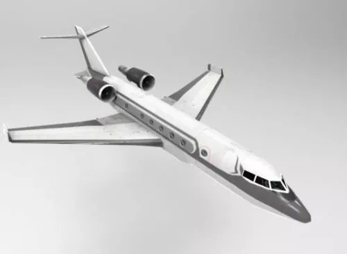 Private Jet Airplane 3d model Private Jet Airplane 3d model